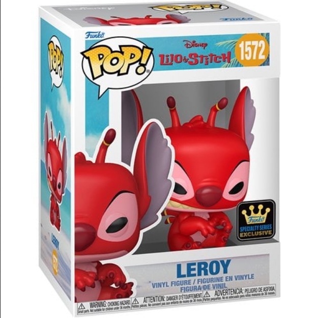 POP Figure: Disney Lilo & Stitch #1572 - Leroy (Specialty Series)