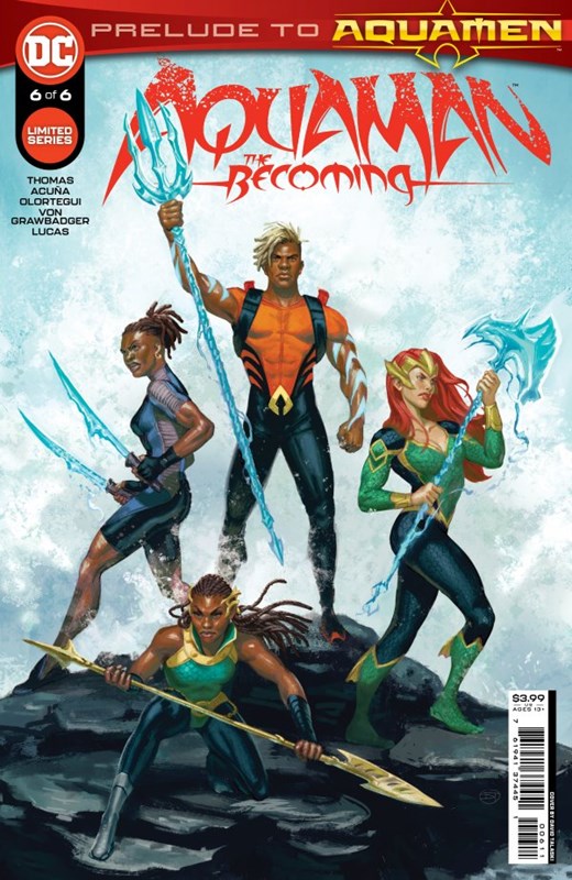 Aquaman the Becoming (2021 Series) #1-3, 5, 6 Bundle
