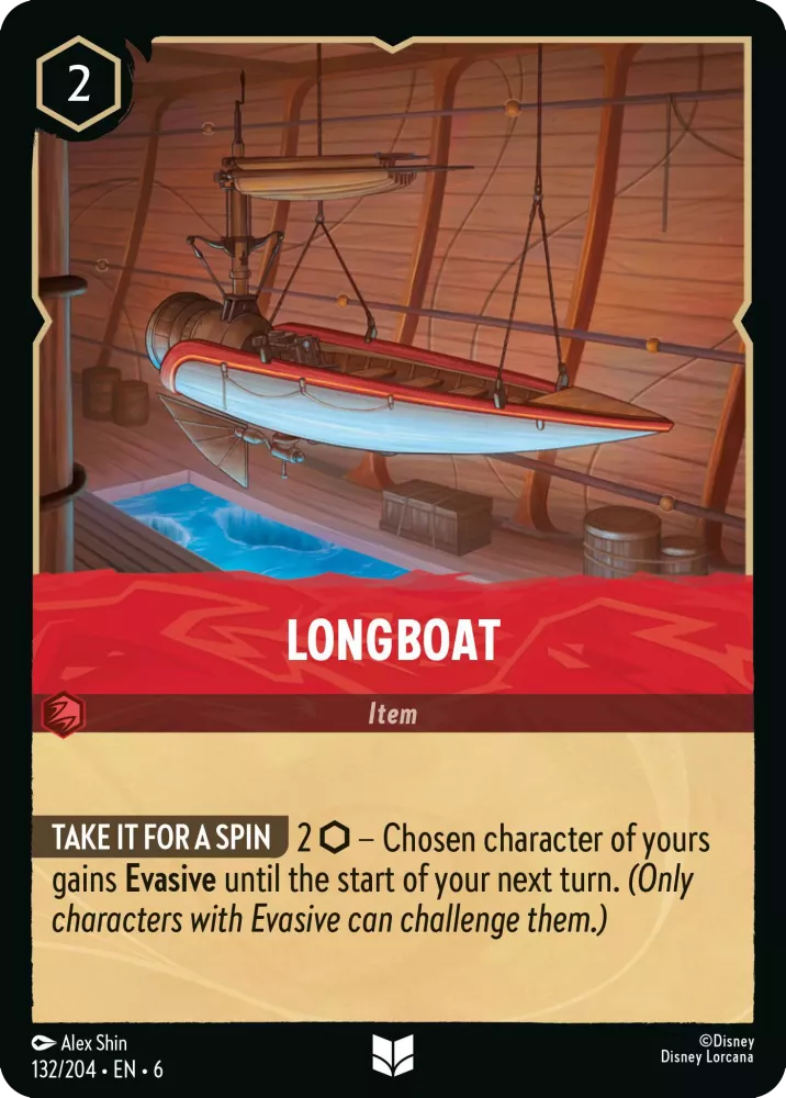 Longboat (Azurite Sea 132/204) Uncommon - Near Mint