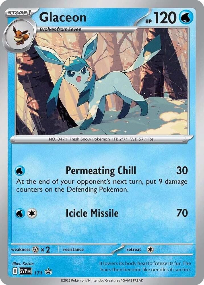 Glaceon - 171 (SVP) Promo - Near Mint Holofoil