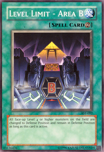 Level Limit - Area B (AST-092) Common - Near Mint Unlimited