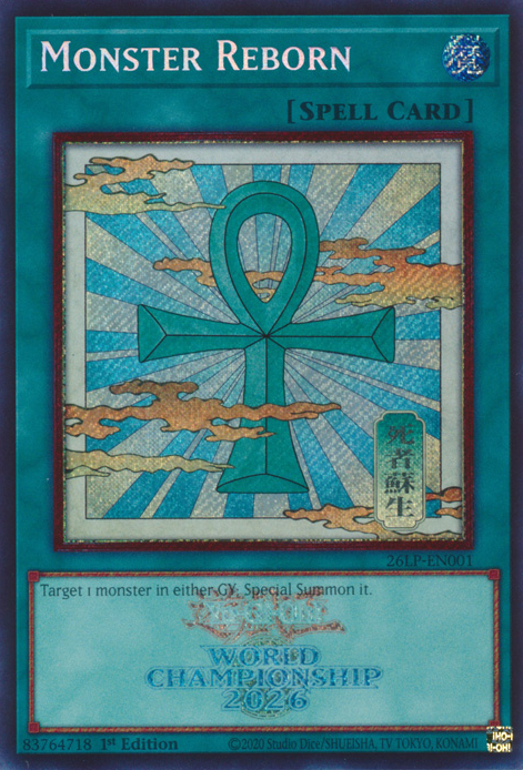 Monster Reborn (Emblazoned) (26LP-EN001)