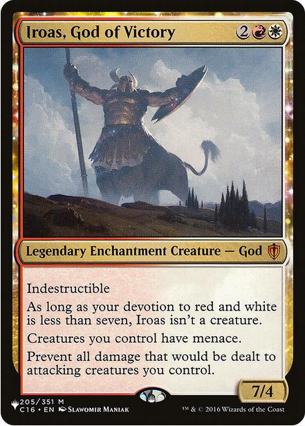 Iroas, God of Victory (C16-M-LIST)