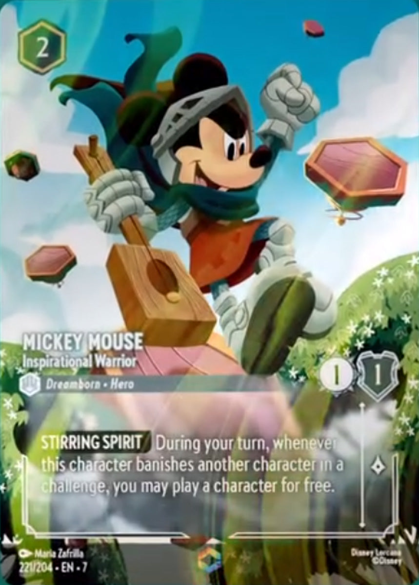 Mickey Mouse - Inspirational Warrior (Archazia's Island - 221/204) Enchanted