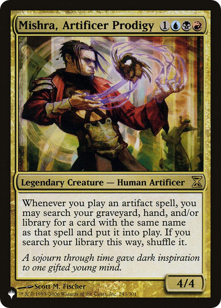 Mishra, Artificer Prodigy (TSP-R-LIST)