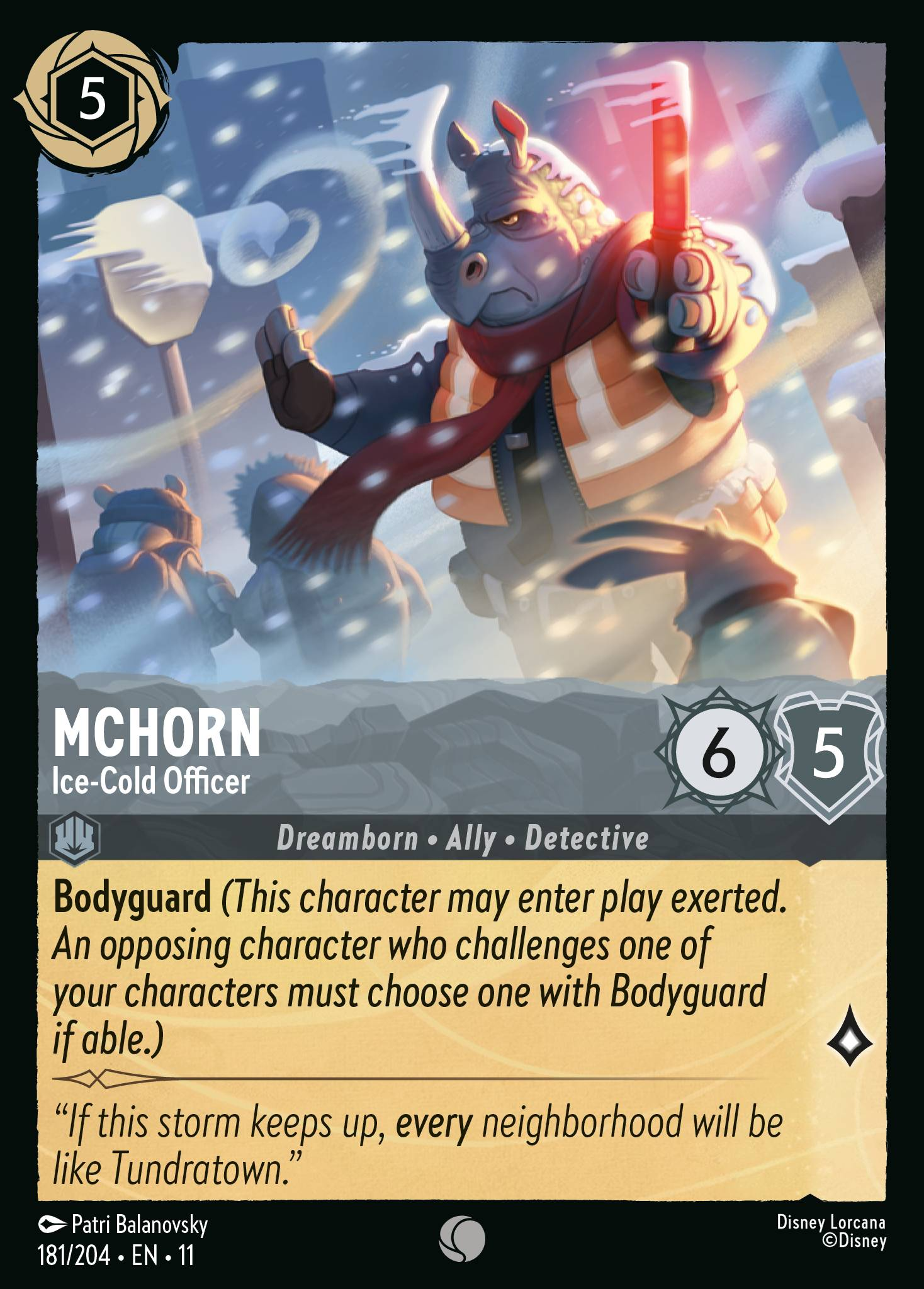 McHorn - Ice-Cold Officer (181/204 - Winterspell) Common