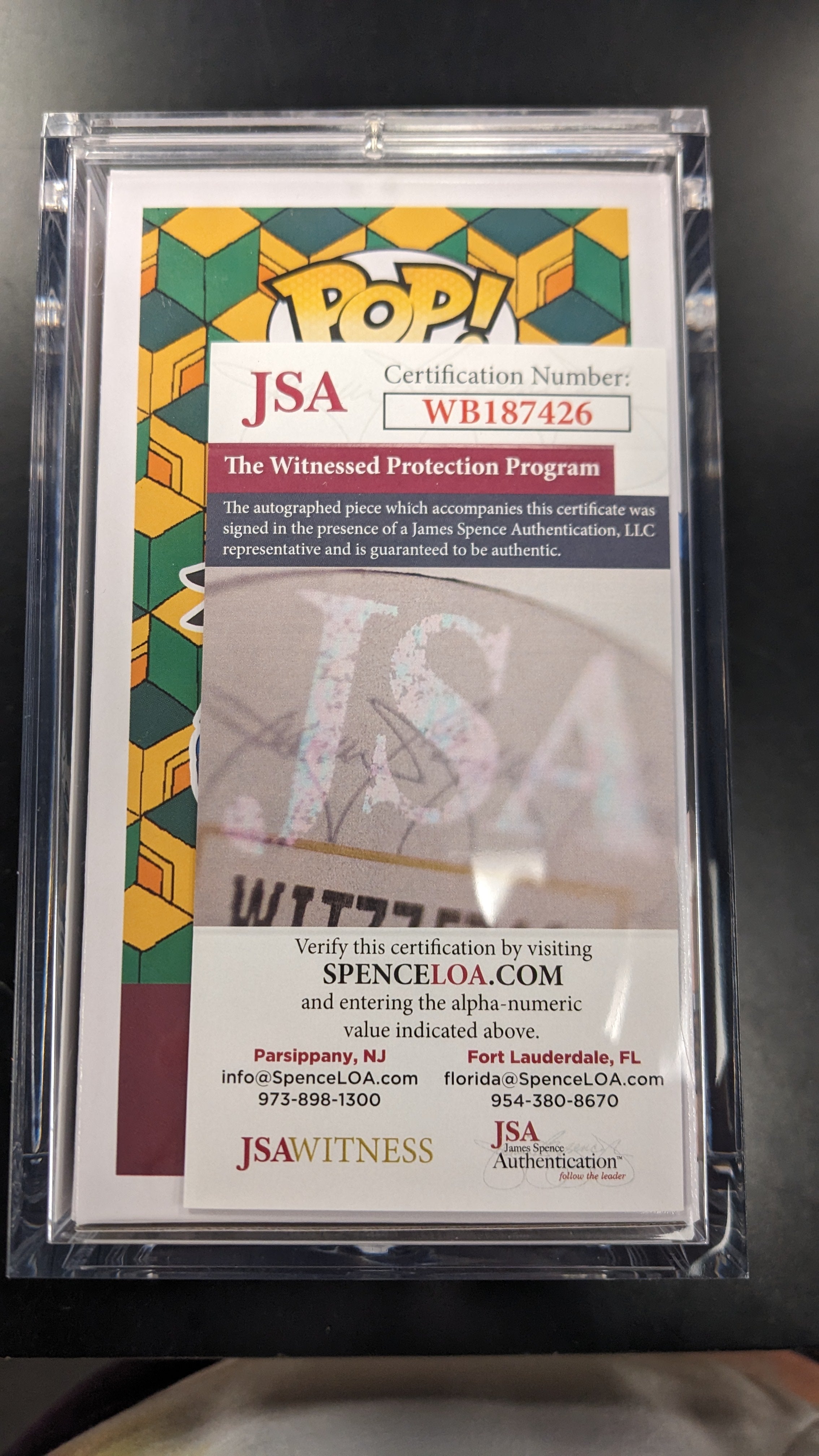 POP Figure: Demon Slayer #0876 - Giyu Tomioka (AAA) (Signed w/ JSA Certification)