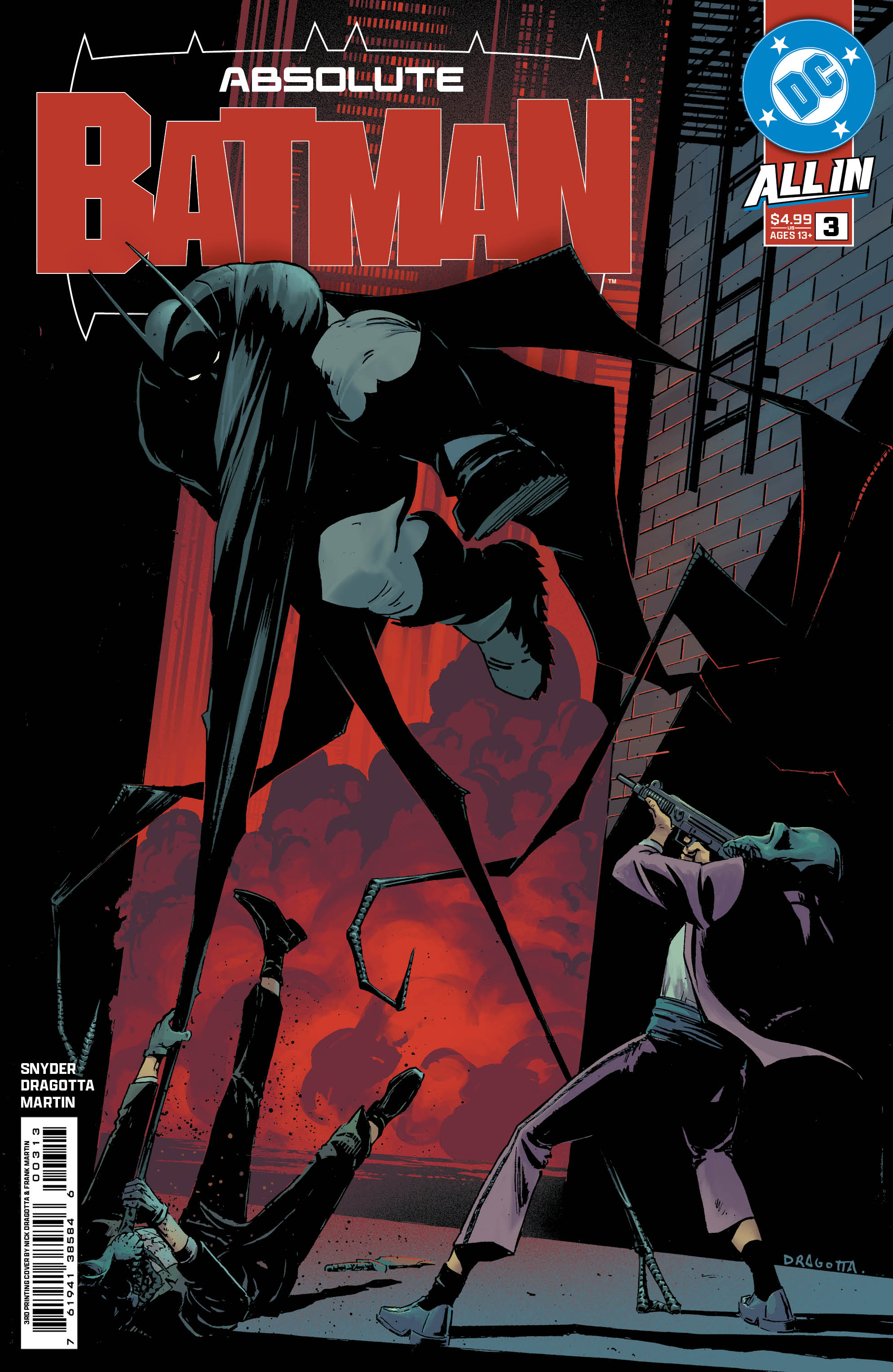 ABSOLUTE BATMAN #3 Third Printing Cvr A Nick Dragotta