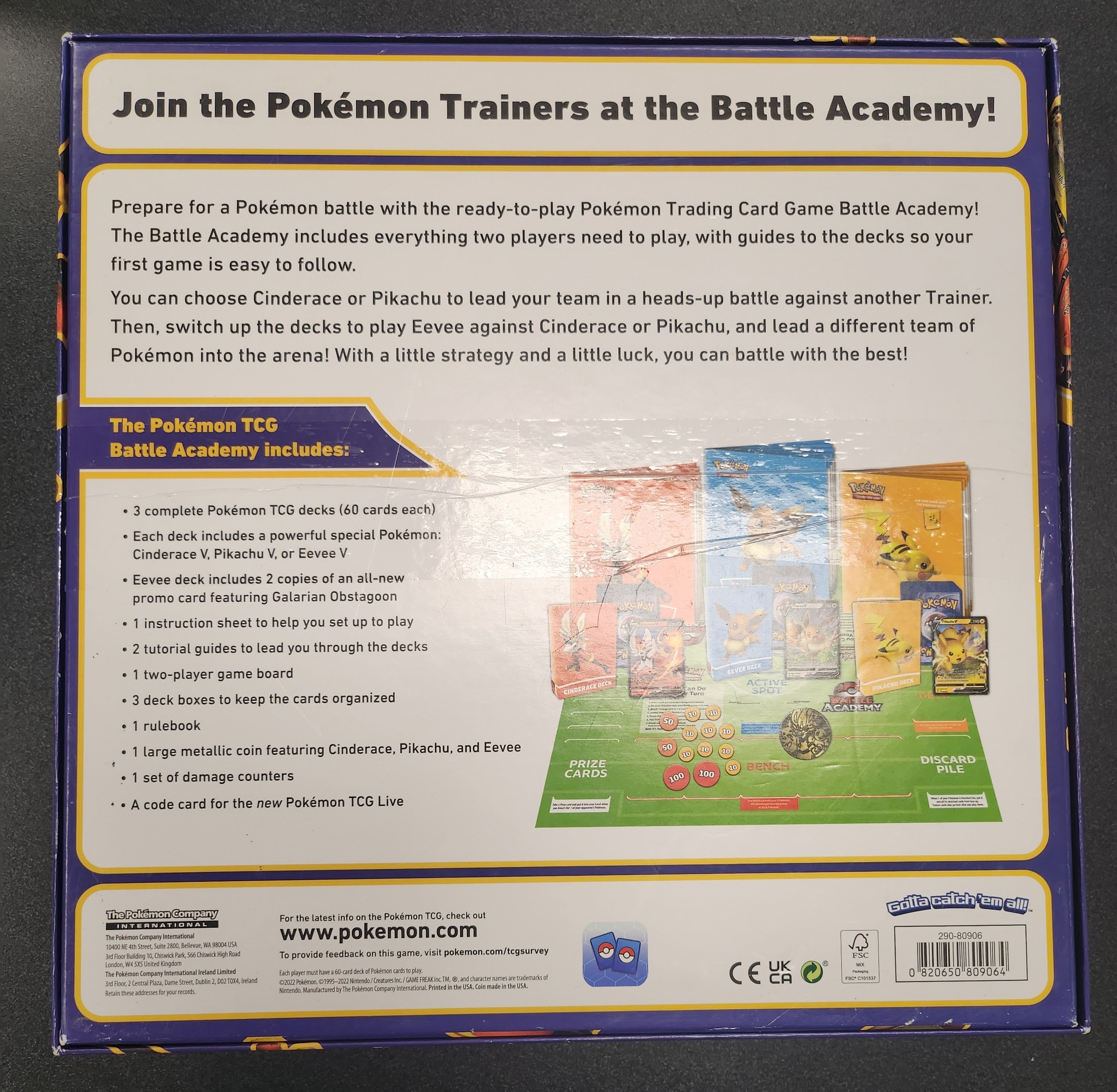 Pokemon TCG: Battle Academy 2022 (Two-Player Starter) (USED)