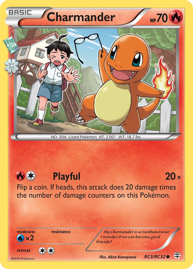 Charmander - RC03/RC32 (GEN:RC) Common - Near Mint