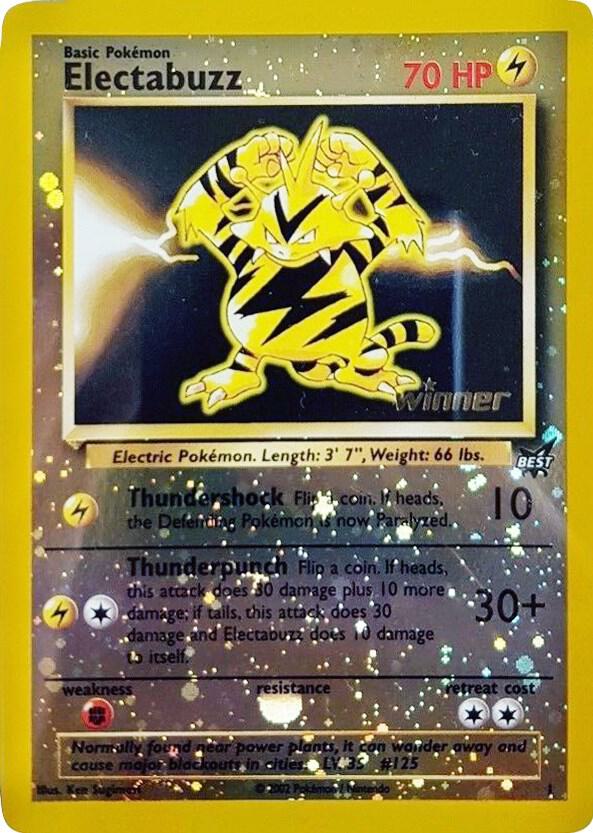 Electabuzz (1) Winner Promo