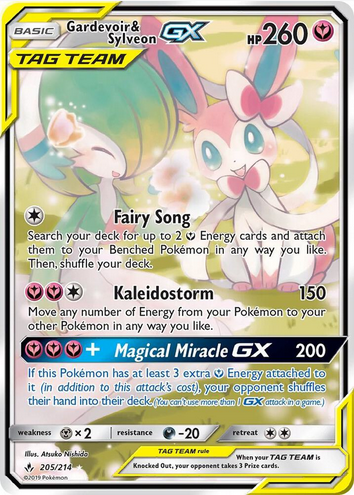Gardevoir & Sylveon GX (205/214)