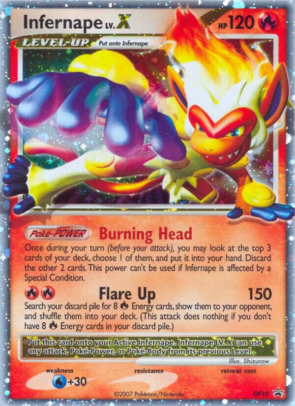 Infernape LV. X (DP10) Moderate Play