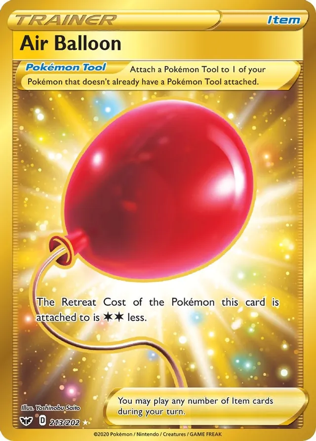 Air Balloon (Secret) - 213/202 (SWSH01) Secret Rare - Near Mint Holofoil
