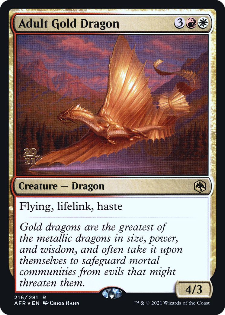 Adult Gold Dragon (AFR-R-PRE)