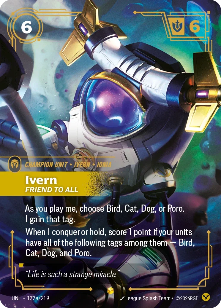 Ivern - Friend to All (Alternate Art) - 177a/219 (UNL) Showcase