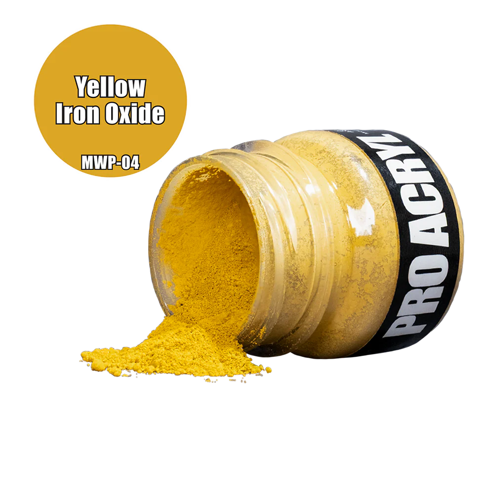 Monument Hobbies: PRO Acryl Weathering Pigments - 04 Yellow Iron Oxide (37mL)