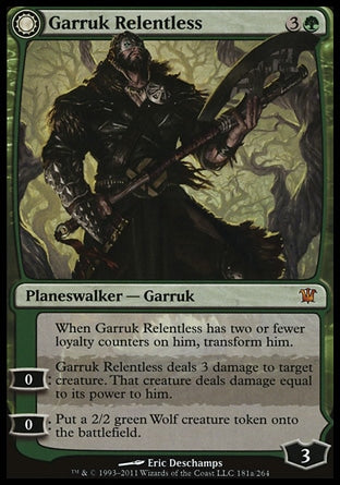 Garruk Relentless/Garruk, the Veil-Cursed (V17-M-FOIL)