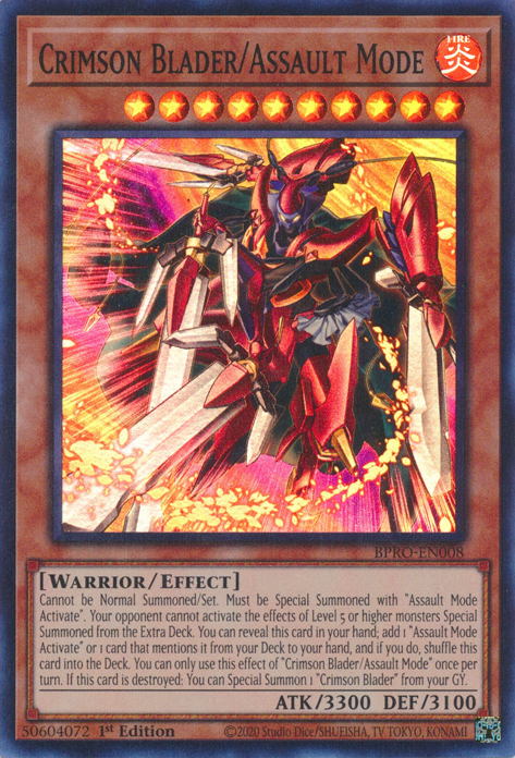 Crimson Blader/Assault Mode (BPRO-EN008)