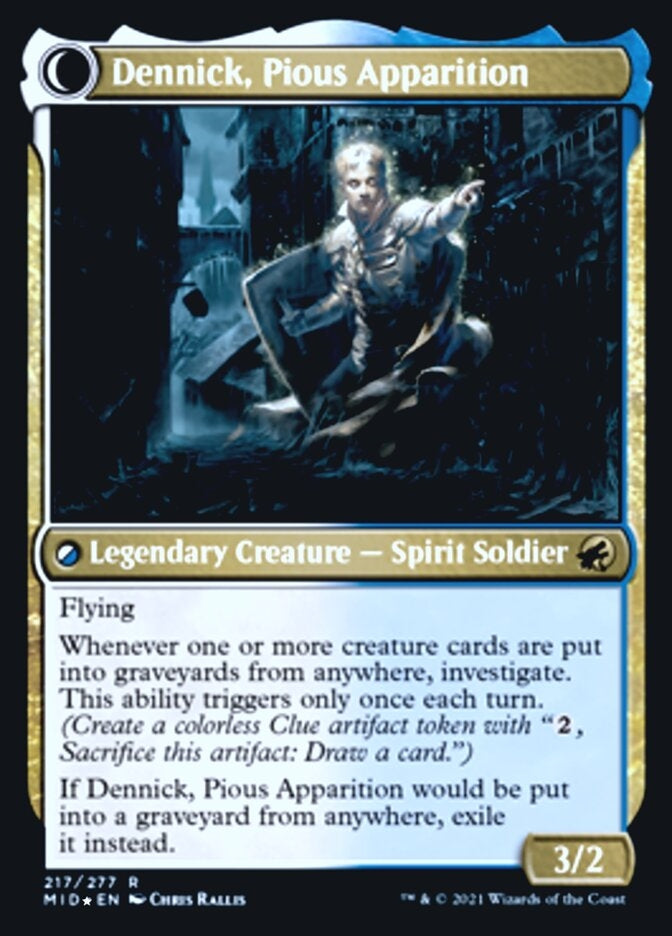 Dennick, Pious Apprentice//Dennick, Pious Apparition (MID-R-PRE)