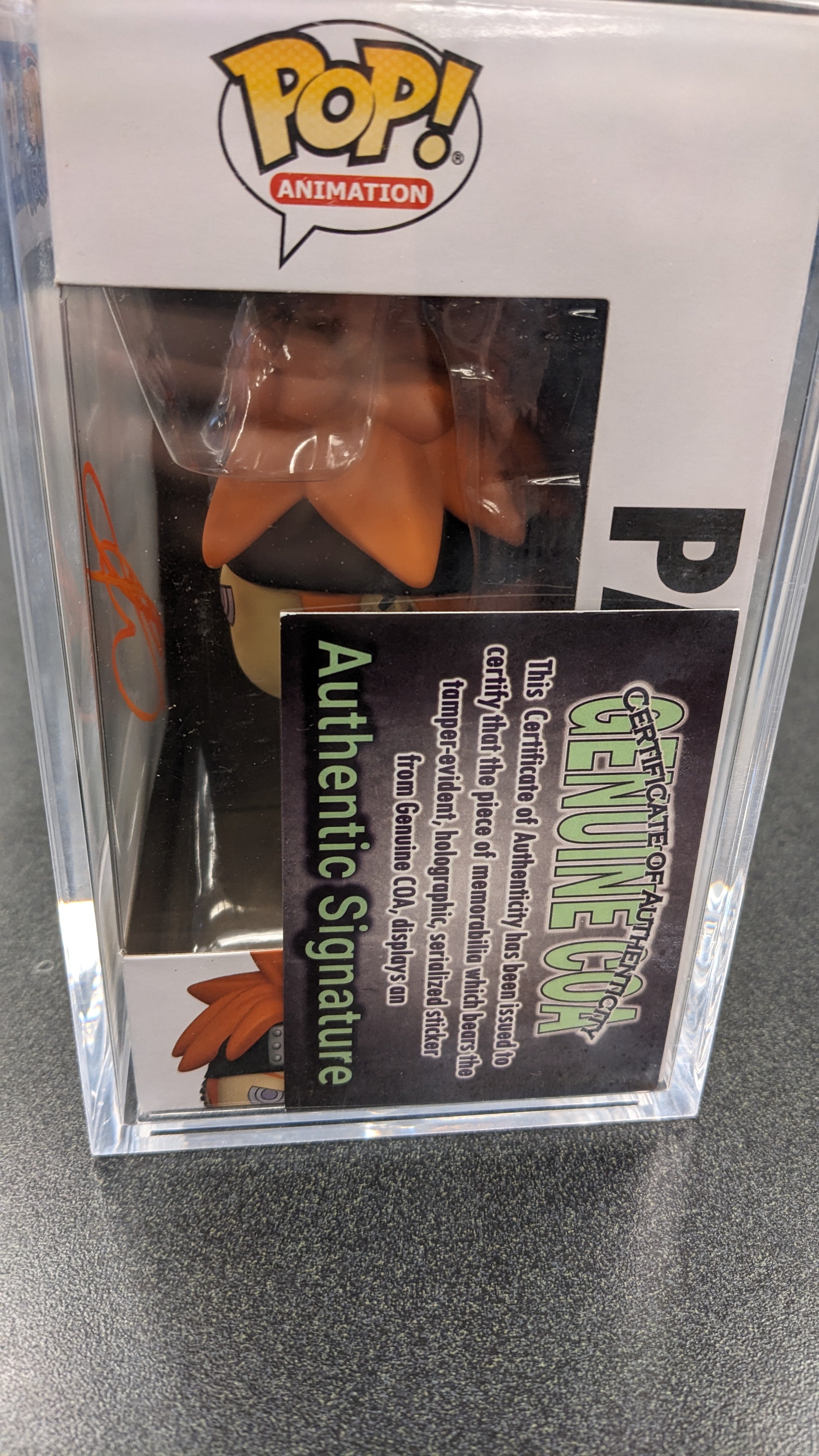 POP Figure: Naruto Shippuden #0934 - Pain (Signed by Troy Baker + COA)