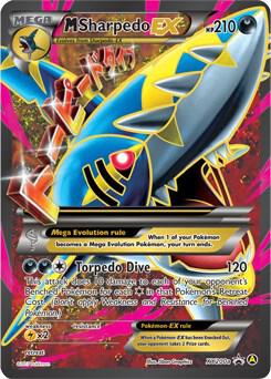 M Sharpedo EX - XY200a (XY:PR) Alternate Art Promo - Light Play Holofoil