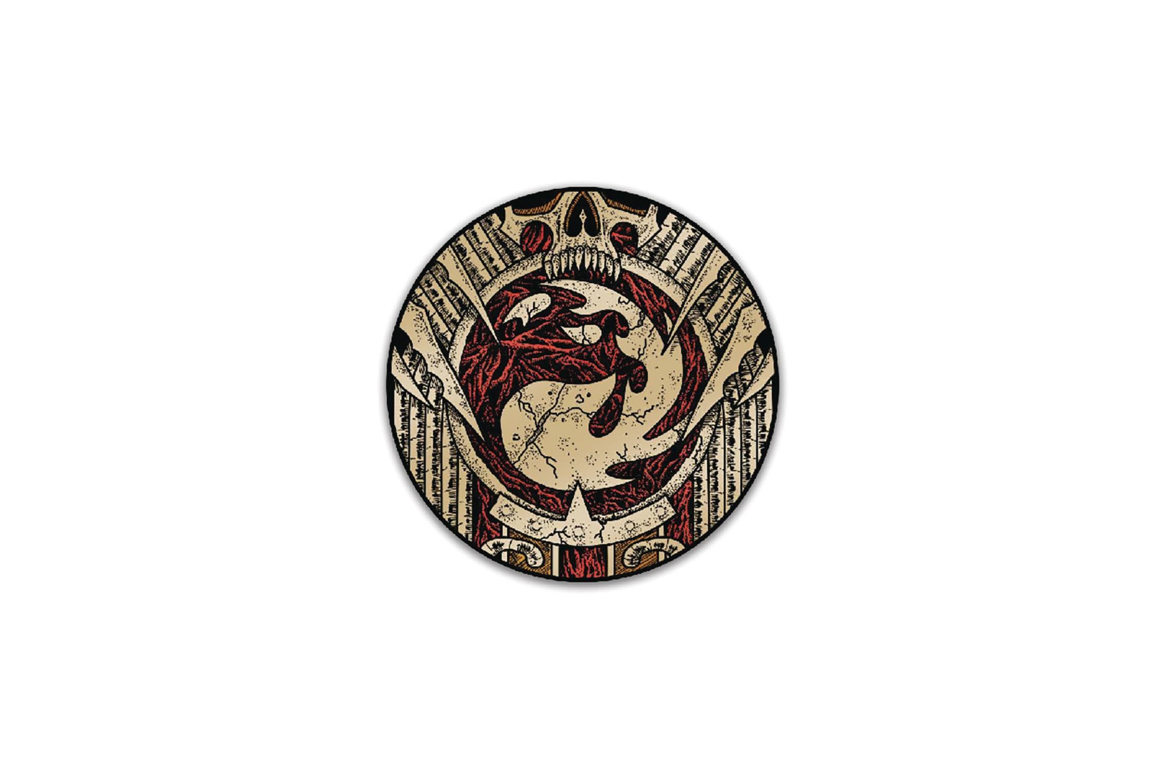 MTG PHYREXIA INFECT MOUNTAIN MANA SYMBOL AR PIN