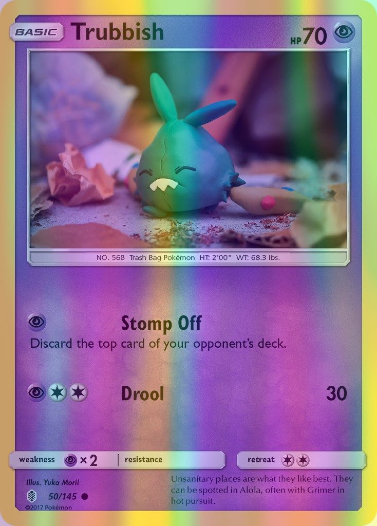 Trubbish - 050/145 (SM:GRI) Common - Near Mint Reverse Holofoil