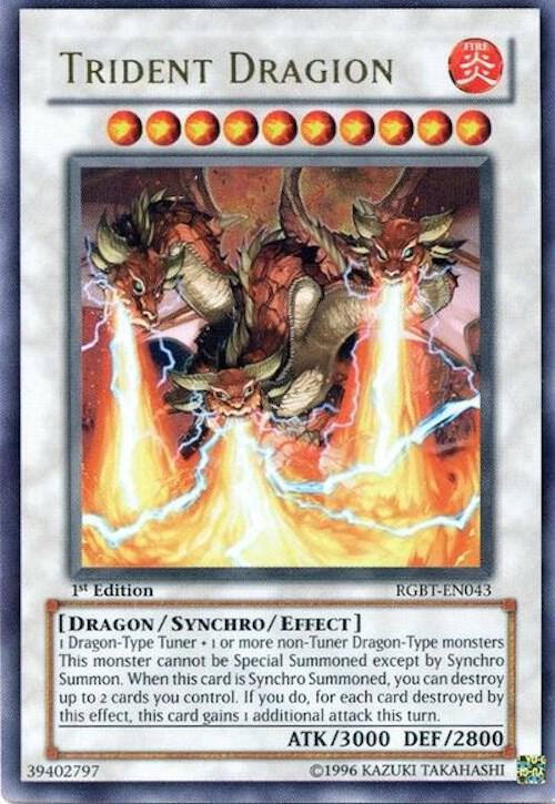Trident Dragion (RGBT-EN043) Moderate Play