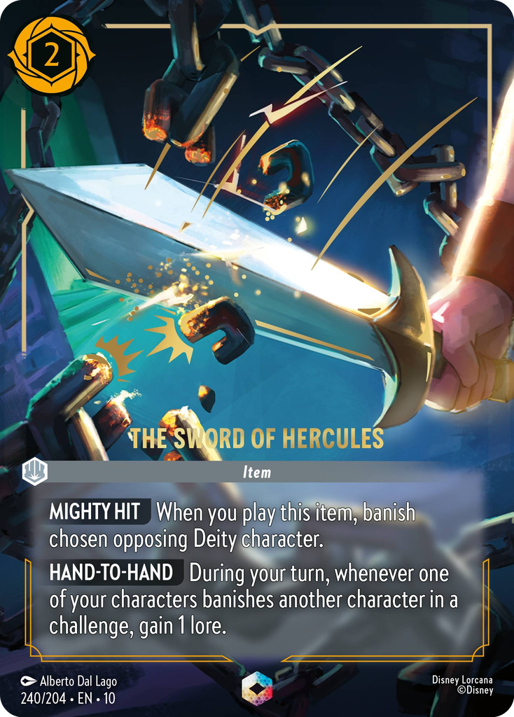 The Sword of Hercules (240/204 - Whispers in the Well) Enchanted