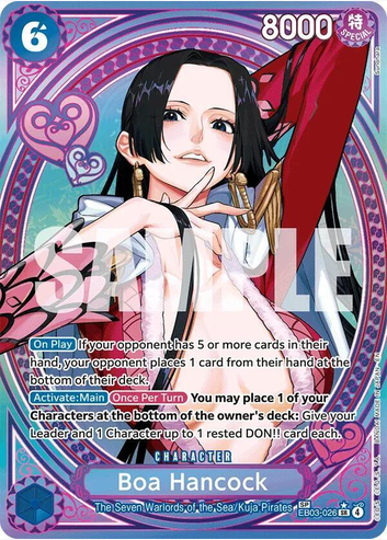 Boa Hancock (SP) - EB03-026 (EB03) SR - Near Mint