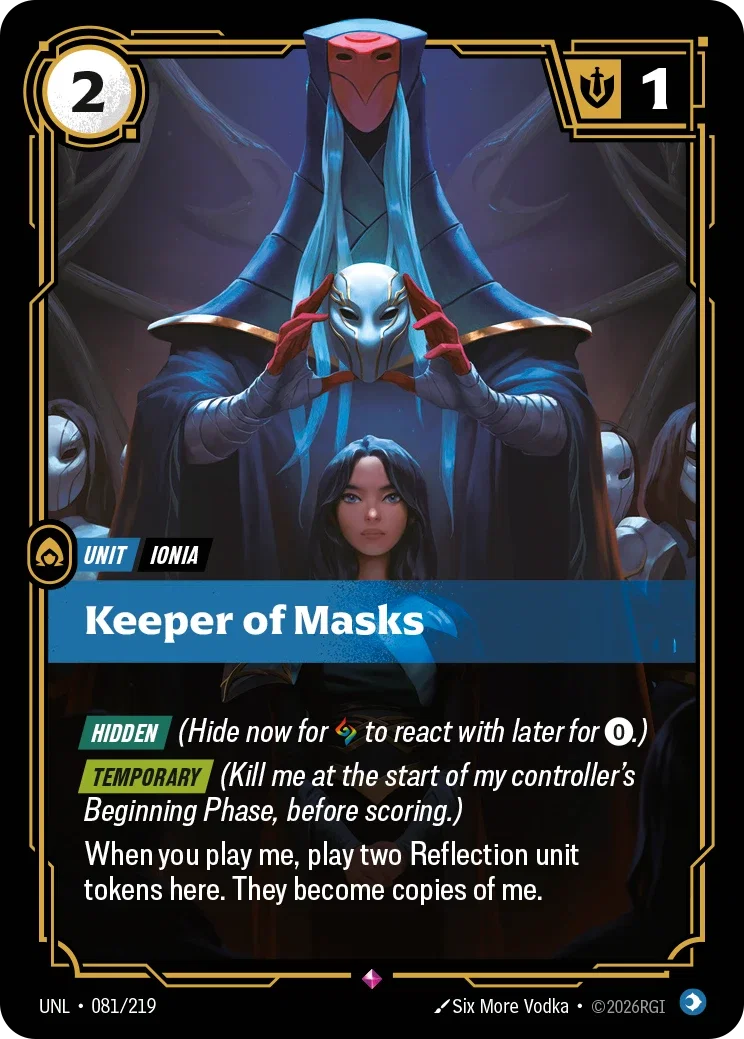 Keeper of Masks - 081/219 (UNL) Rare