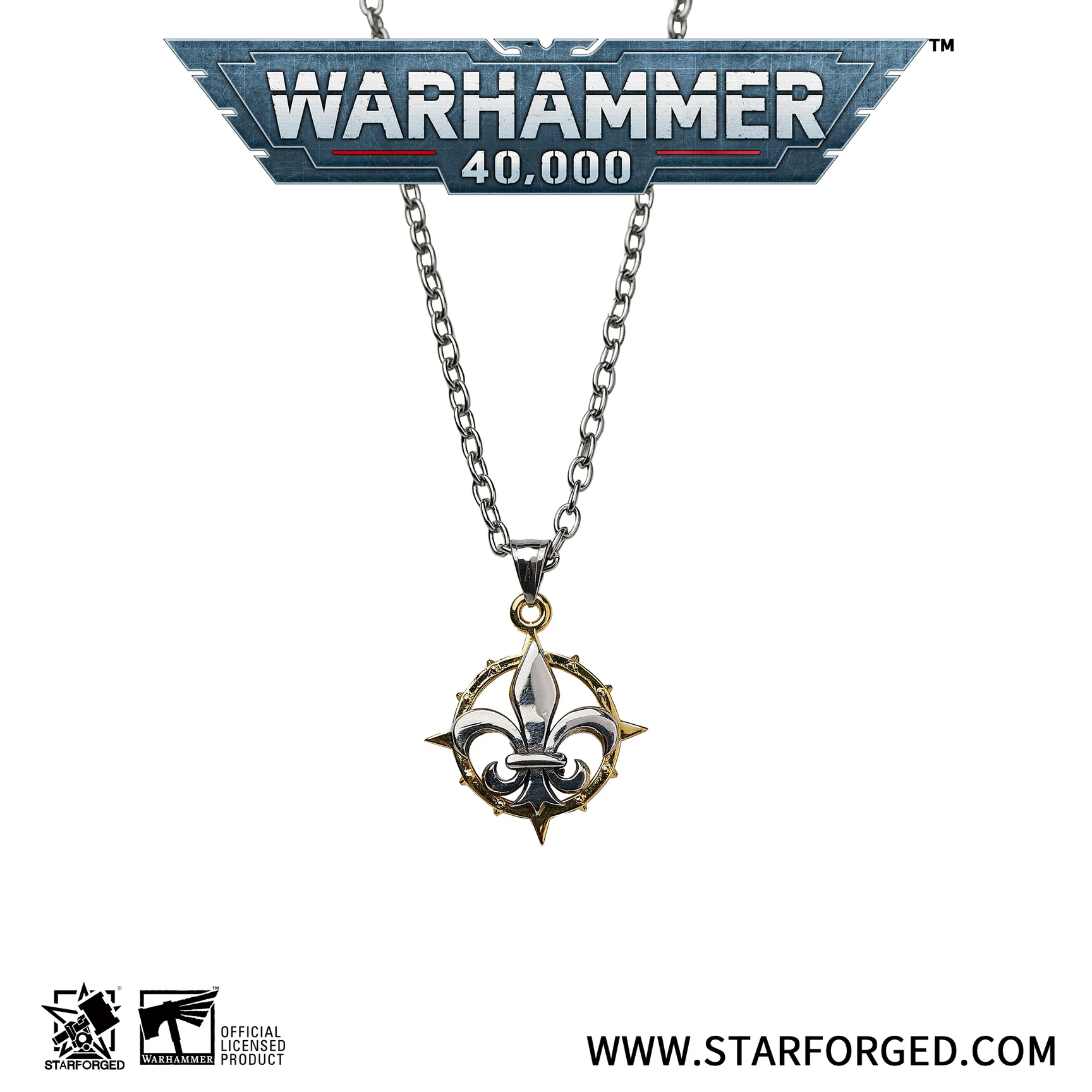 Starforged: Warhammer 40K - Stainless Steel Necklace: Adeptus Sororitas