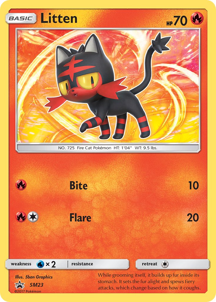 Litten - SM23 (SM:PR) Promo - Near Mint Holofoil