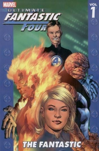 ULTIMATE FANTASTIC FOUR (2004 Collection) Vol #1 The Fantastic - Collects issues 1-6 (USED)