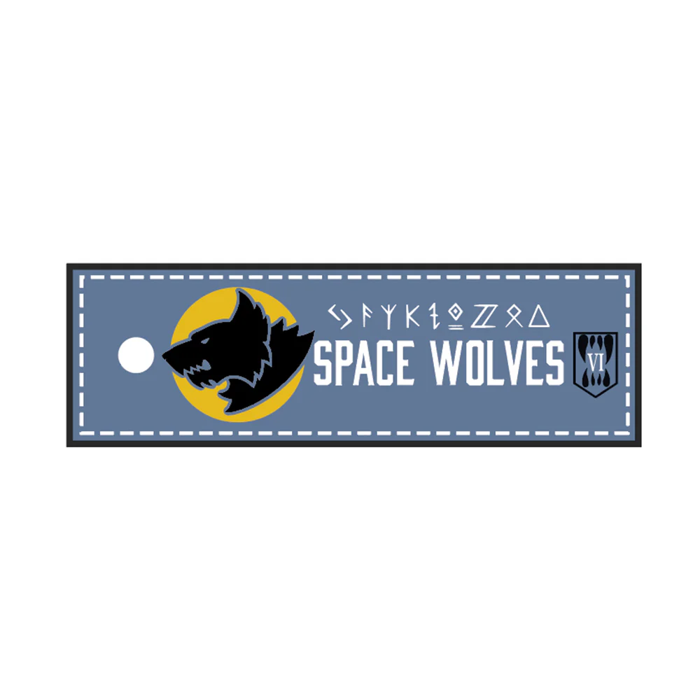 Starforged: Warhammer 40K - Forces of the Imperium Morale Velcro Patches - Space Wolves