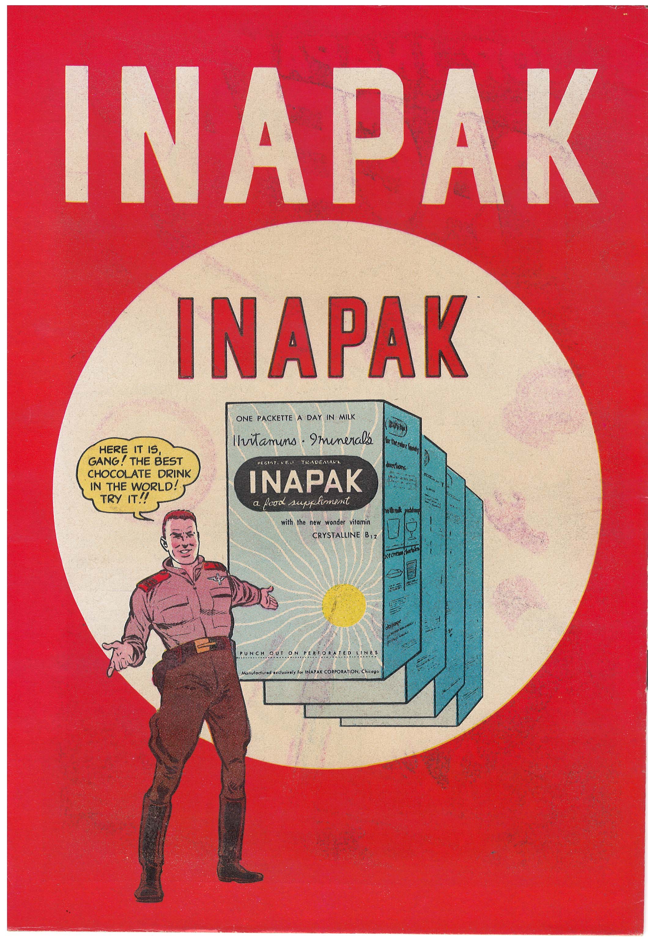 Major Inapak The Space Ace (1951 Series) #1 (6.0)