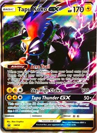 Tapu Koko GX - SM50 (SM:PR) Promo - Near Mint Holofoil