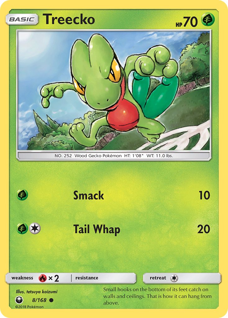 Treecko - 008/168 (CES) Common - Near Mint
