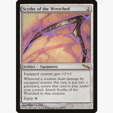 Scythe of the Wretched (MRD-R) Moderate Play