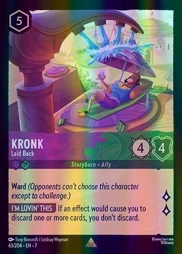 Kronk - Laid Back (Archazia's Island - 063/204) Rare