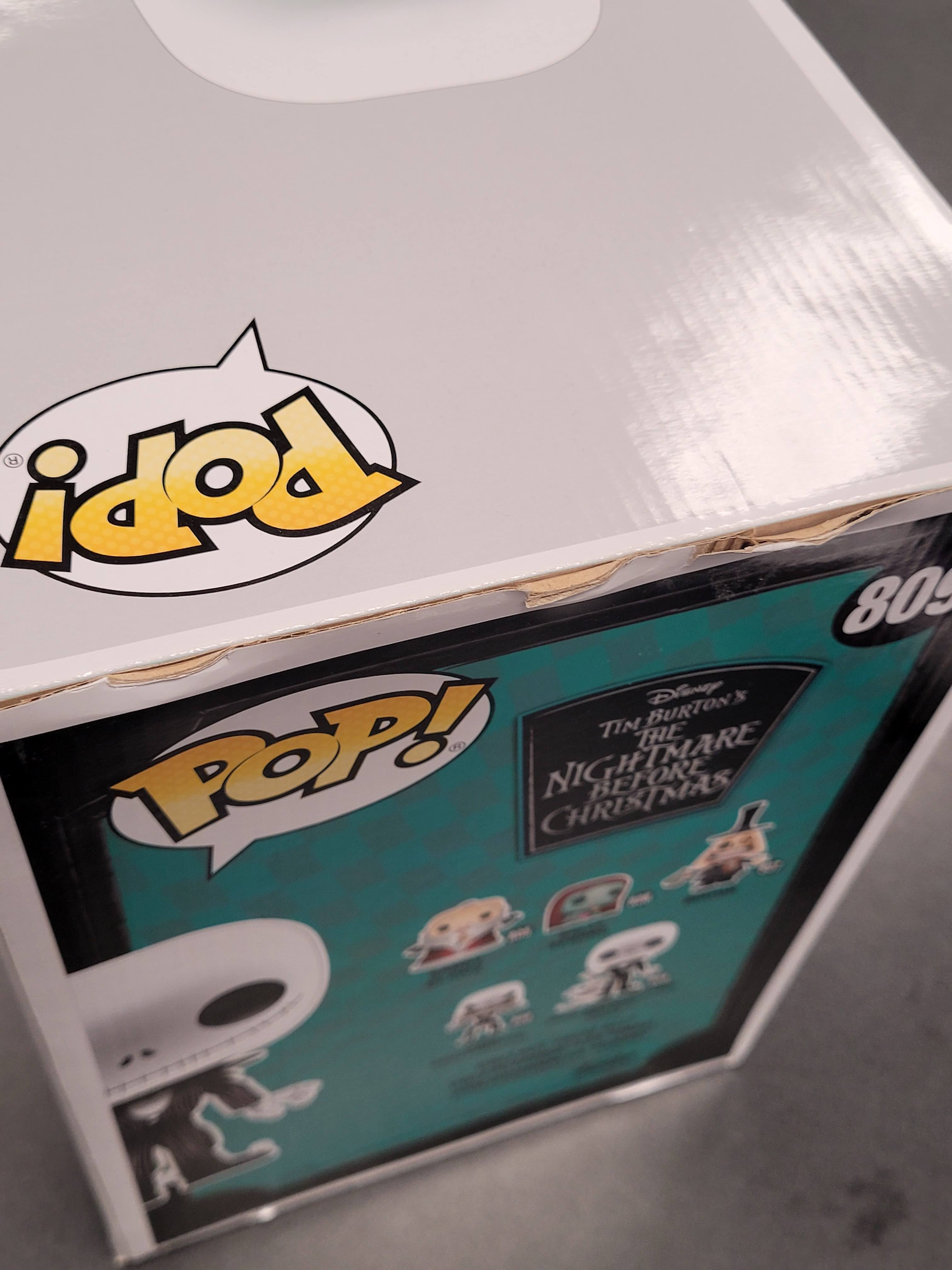 POP Figure (10 Inch): Disney #0809 - Jack Skellington with Zero (Damaged Box)