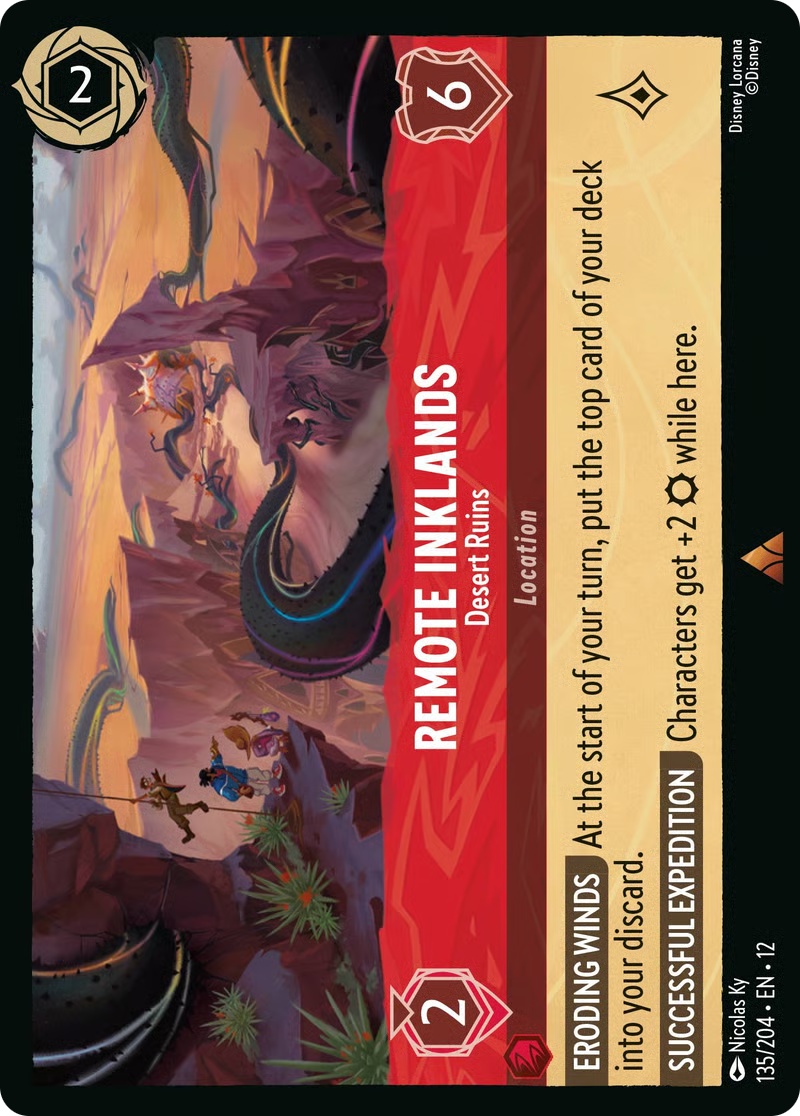 Remote Inklands - Desert Ruins (Wilds Unknown - 135/204) Rare
