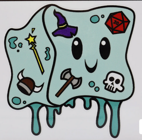 Monster Index Sticker: Gelly Cube