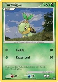 Turtwig - 103/130 (DP) Common - Light Played Reverse Holofoil