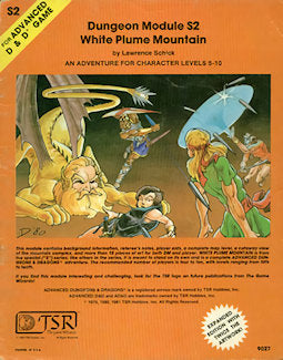 AD&D Dungeon Module S2: White Plume Mountain (6th Ed) (USED)