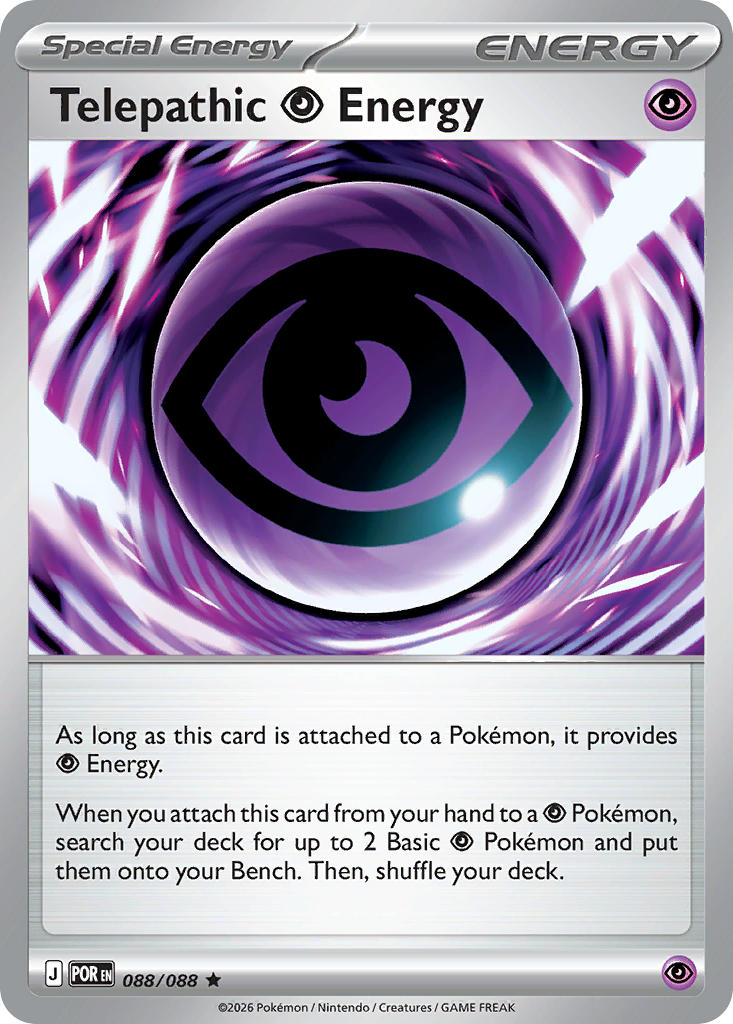 Telepathic Psychic Energy - 088/088 (POR) Rare