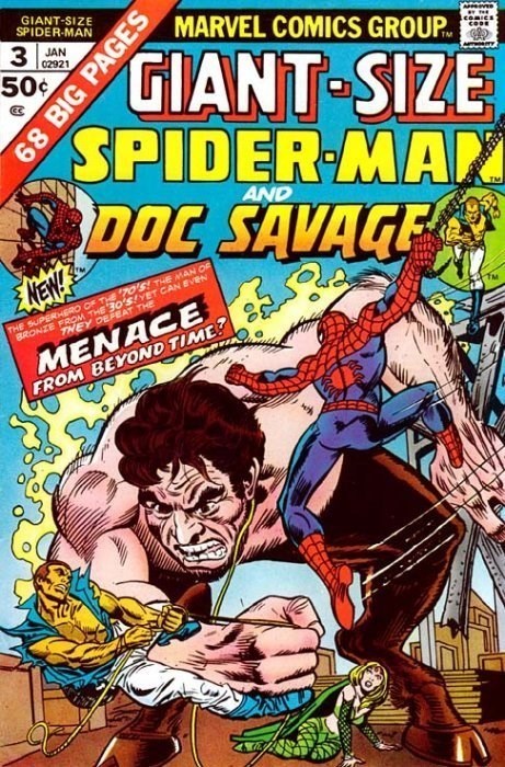 GIANT-SIZE SPIDER-MAN (1974 Series) #3 (6.0) Doc Savage