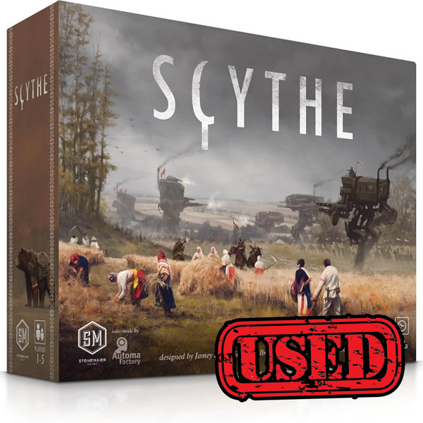 Scythe Board Game (USED, Includes metal coins and realistic resources)