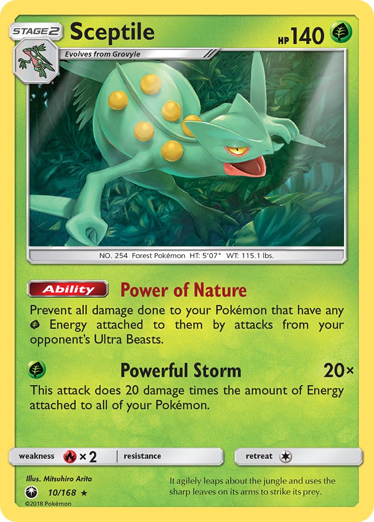 Sceptile - 010/168 (CES) Rare - Near Mint